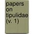 Papers On Tipulidae (V. 1)