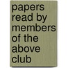 Papers Read By Members Of The Above Club door Land Club