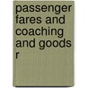 Passenger Fares And Coaching And Goods R door New Zealand Railways Dept