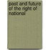 Past And Future Of The Right Of National