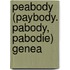 Peabody (Paybody. Pabody, Pabodie) Genea