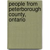 People from Peterborough County, Ontario by Not Available
