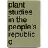 Plant Studies In The People's Republic O