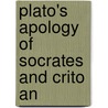 Plato's Apology Of Socrates And Crito An door Plato Plato