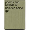 Poems And Ballads Of Heinrich Heine (Pt. door Heinrich Heine