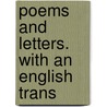 Poems And Letters. With An English Trans door C. Sollius Modestus Sidonius