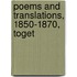 Poems And Translations, 1850-1870, Toget