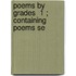 Poems By Grades  1 ; Containing Poems Se