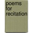 Poems For Recitation