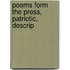 Poems Form The Press, Patriotic, Descrip