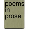 Poems In Prose by Ivan Sergeyevich Turgenev