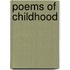 Poems Of Childhood