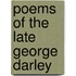 Poems Of The Late George Darley