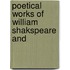Poetical Works Of William Shakspeare And