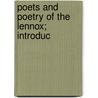 Poets And Poetry Of The Lennox; Introduc door Rev Donald MacLeod
