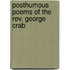 Posthumous Poems Of The Rev. George Crab
