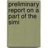 Preliminary Report On A Part Of The Simi door Geological Survey of Canada