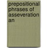 Prepositional Phrases Of Asseveration An door Oliver Towles
