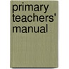 Primary Teachers' Manual by Blackall