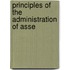 Principles Of The Administration Of Asse