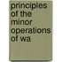 Principles Of The Minor Operations Of Wa