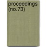 Proceedings (No.73) door Anglo-Russian Literary Society