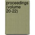 Proceedings (Volume 20-22)