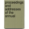 Proceedings And Addresses Of The Annual by North Carolina Literary Association