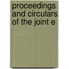 Proceedings And Circulars Of The Joint E door Joint Traffic Association