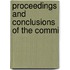 Proceedings And Conclusions Of The Commi