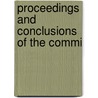 Proceedings And Conclusions Of The Commi by United States Committee on Post-Check