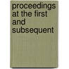 Proceedings At The First And Subsequent by New England Society in the Brooklyn