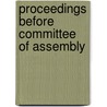 Proceedings Before Committee Of Assembly by New York Committee to Brooklyn
