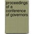 Proceedings Of A Conference Of Governors