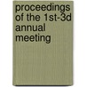 Proceedings Of The 1st-3d Annual Meeting door American Association for Legislation
