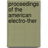 Proceedings Of The American Electro-Ther door American Association