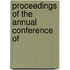 Proceedings Of The Annual Conference Of