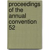 Proceedings Of The Annual Convention  52 door American Railway Master Association