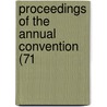 Proceedings Of The Annual Convention (71 by American Railway Master Association