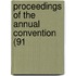 Proceedings Of The Annual Convention (91