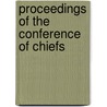 Proceedings Of The Conference Of Chiefs by United States. Treasury
