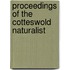 Proceedings Of The Cotteswold Naturalist