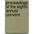 Proceedings Of The Eighth Annual Convent