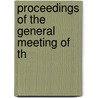 Proceedings Of The General Meeting Of Th door Society Of the United Heathen