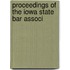 Proceedings Of The Iowa State Bar Associ