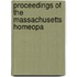 Proceedings Of The Massachusetts Homeopa