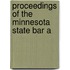 Proceedings Of The Minnesota State Bar A