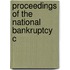 Proceedings Of The National Bankruptcy C