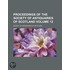 Proceedings Of The Society Of Antiquarie
