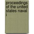 Proceedings Of The United States Naval I